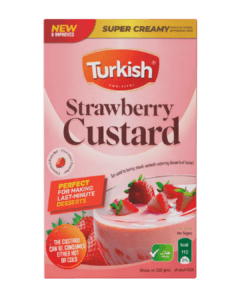 Turkish Strawberry Custard